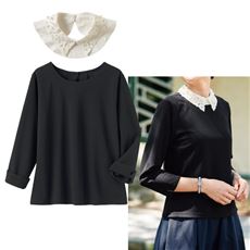 おすすめ黒 トップス 通販 セシール Cecile