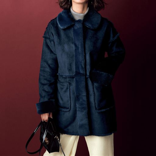 フェイクムートンコート セシール Cecile