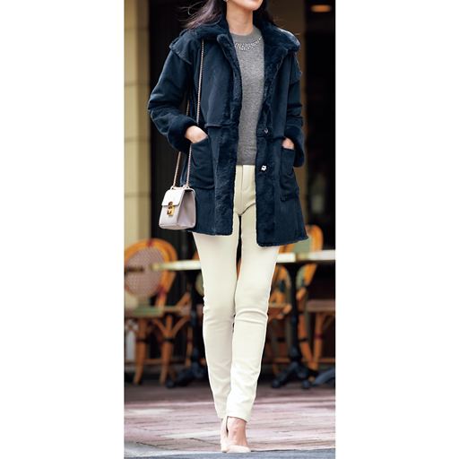 フェイクムートンコート セシール Cecile