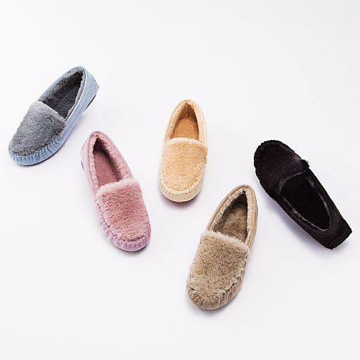 カラーエコファーモカシン セシール Cecile