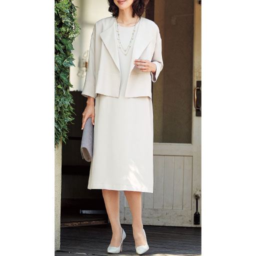 2点セット ジャケット サックワンピース フォーマル 卒業式 入学式 セシール Cecile 2点セット ジャケット サックワンピース フォーマル 卒業式 入学式 セシール Cecile