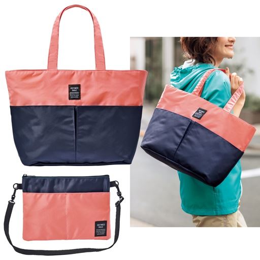 サコッシュ付きトートバッグ セシール Cecile サコッシュ付きトートバッグ セシール Cecile
