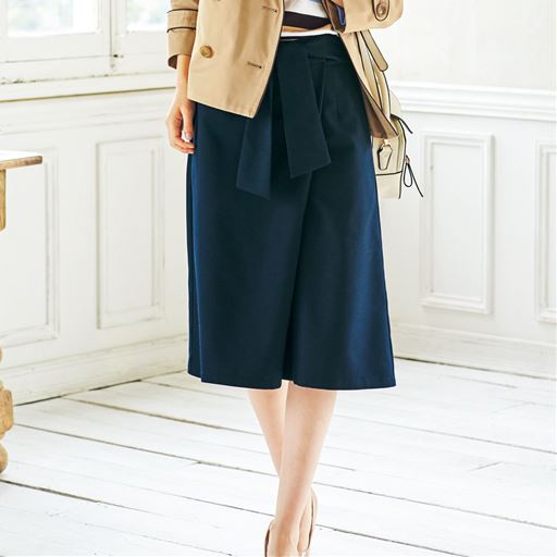 ラップスカート風キュロット セシール Cecile ラップスカート風キュロット セシール Cecile