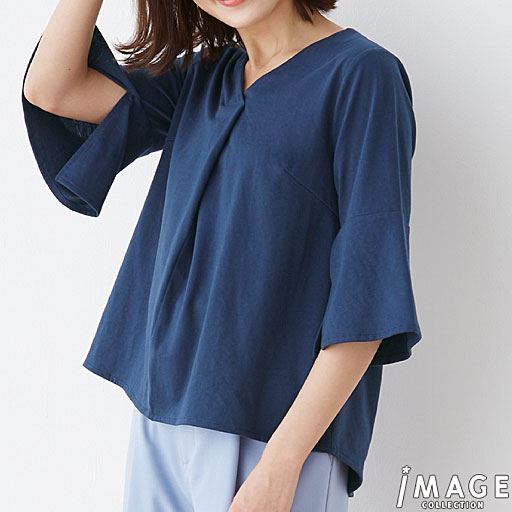 スリットスリーブカットソー セシール Cecile スリットスリーブカットソー セシール Cecile