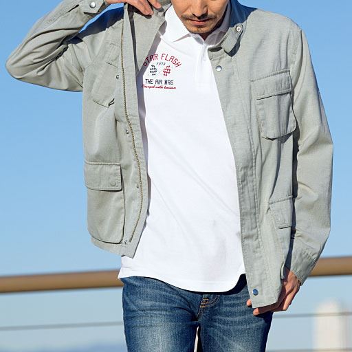 ドライ 麻混素材ジャケット マチ付きポケットを4つ装備した大人心をくすぐるデザイン セシール Cecile