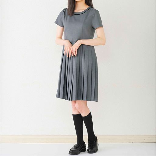 卒業式 入学式 冠婚葬祭にも 2wayで着られる ワンピース ボレロスーツ3点セット スクール 制服 セシール Cecile