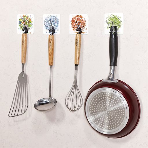 何度でも使える粘着フック12個 セシール Cecile