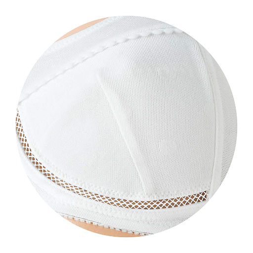 カップ下メッシュアップ<br><br>ムレずに快適!