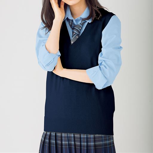 ネイビー<br>モデル身長:164cm<br>コーディネート例