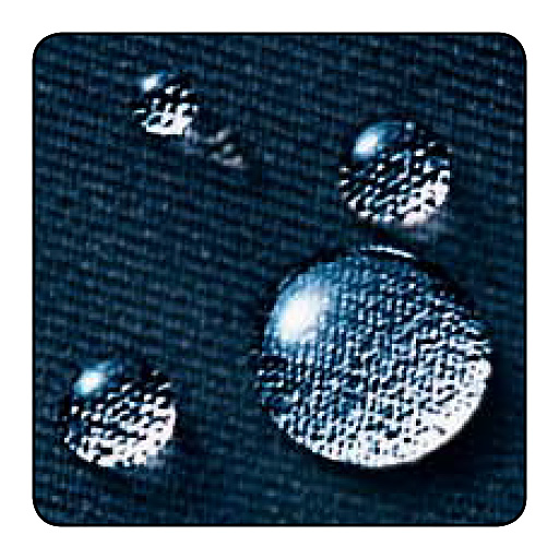 水溶性の汚れがつきにくく、落ちやすい、はっ水加工が付いているから、毎日使いにうれしい。