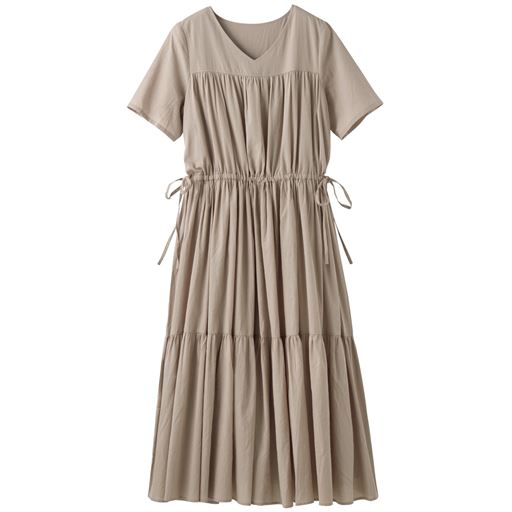 ふわっさら コットンティアードワンピース 綿100 セシール Cecile