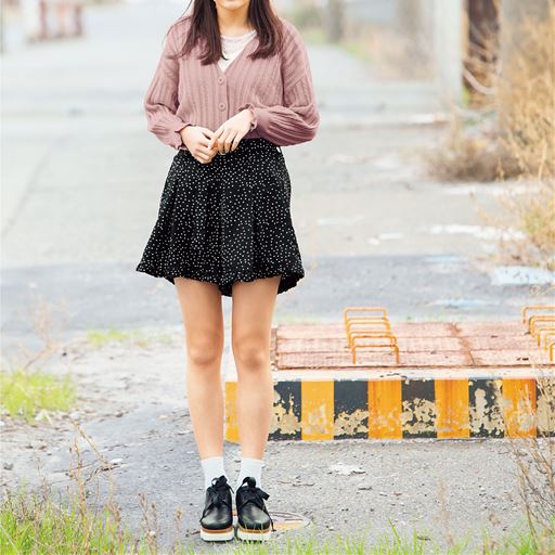 ベルト付きショートパンツ セシール Cecile ベルト付きショートパンツ セシール Cecile