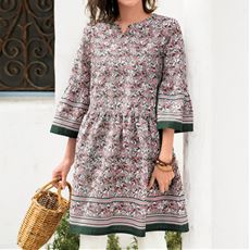 おすすめ綿100 チュニック 通販 セシール Cecile