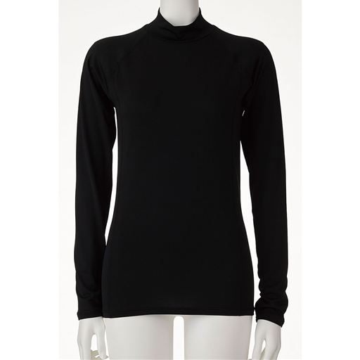 指穴付きuvカットハイネックtシャツ セシール Cecile