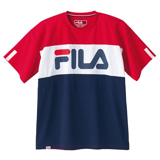 ビッグシルエット切替tシャツ Fila セシール Cecile