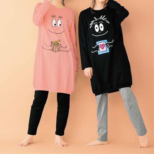 Tタイプパジャマ バーバパパ 綿100 セシール Cecile