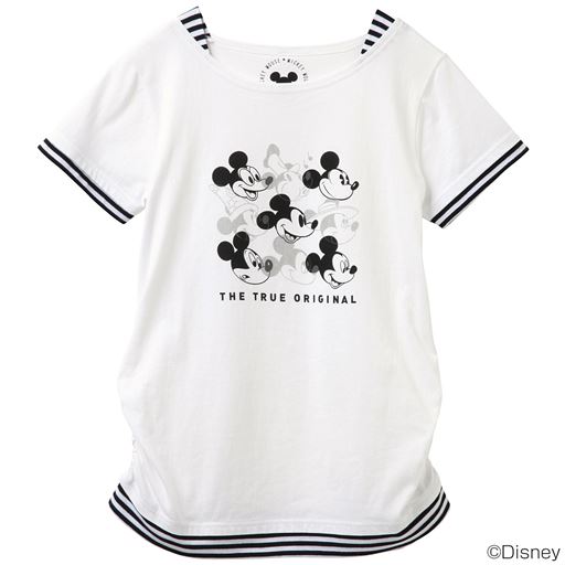 フェイクレイヤードtシャツ ディズニー セシール Cecile