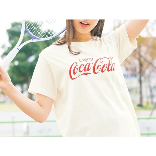 半袖プリントtシャツ コカ コーラ セシール Cecile
