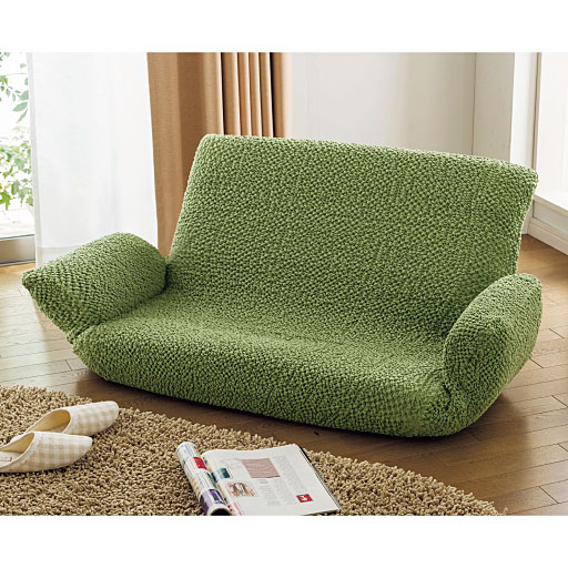 のびのびフィット座椅子カバー フロアソファカバー 縦横ストレッチ のびるんフィット セシール Cecile のびのびフィット座椅子カバー フロアソファカバー 縦横ストレッチ のびるんフィット セシール Cecile