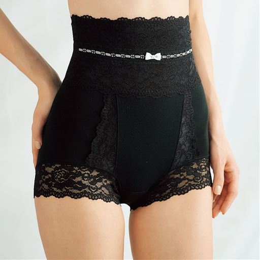 ハイウエストショーツガードル はきこみ丈ハイウエスト セシール Cecile