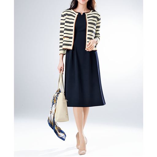 きちんと見え楽ちんワンピース セシール Cecile