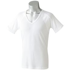 脇汗・前汗対策3層パット付き半袖メンズインナー(吸汗速乾)スマートドライ