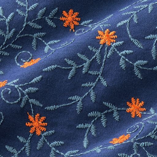 裾刺しゅうワンピース セシール Cecile