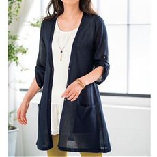 レディース ロングカーディガン通販 セシール Cecile