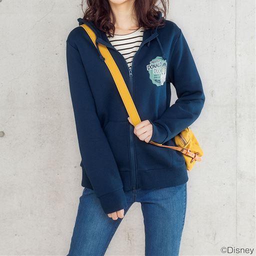 ジップアップパーカー ディズニー セシール Cecile ジップアップパーカー ディズニー セシール Cecile