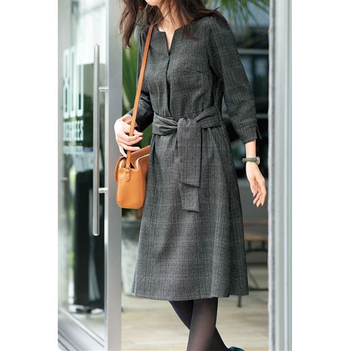 リボンデザインワンピース セシール Cecile