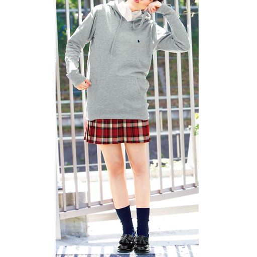 Polo s オックスフォード 綿100 長袖シャツ ブラウス スクール 制服 セシール Cecile