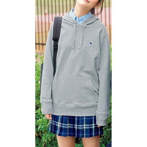 Polo s 綿100 プルオーバーパーカー スクール 制服 セシール Cecile