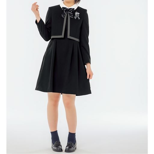卒業式 入学式に ワンピース ボレロスーツ4点セット スクール 制服 セシール Cecile