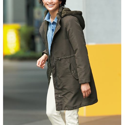中わたライナー付きモッズコート セシール Cecile 中わたライナー付きモッズコート セシール Cecile