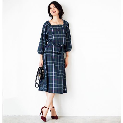 ワンピース風セットアップ セシール Cecile ワンピース風セットアップ セシール Cecile