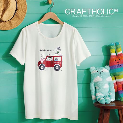 シンプル半袖tシャツ Craftholic セシール Cecile