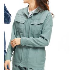 作業用ストレッチブルゾン(女性用)(静電気防止・撥油加工・ストレッチ)
