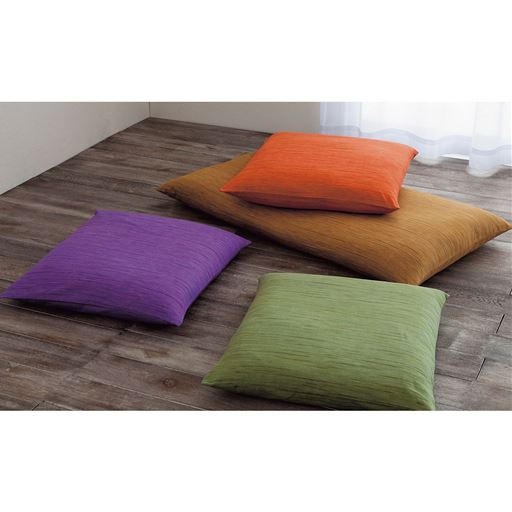 座布団カバー つむぎ調 セシール Cecile