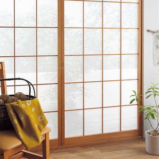 障子用ミラーレース 2枚組 セシール Cecile