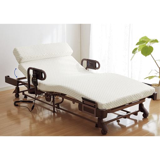 組立 設置 折りたたみ電動リクライニングベッド セシール Cecile