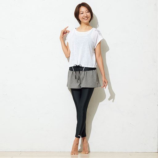 Fila 水陸両用フィットネス水着4点セット セシール Cecile