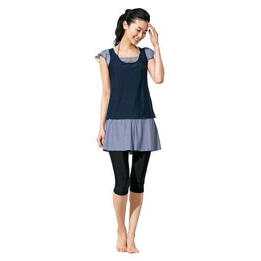 カバーアップ水着 セシール Cecile