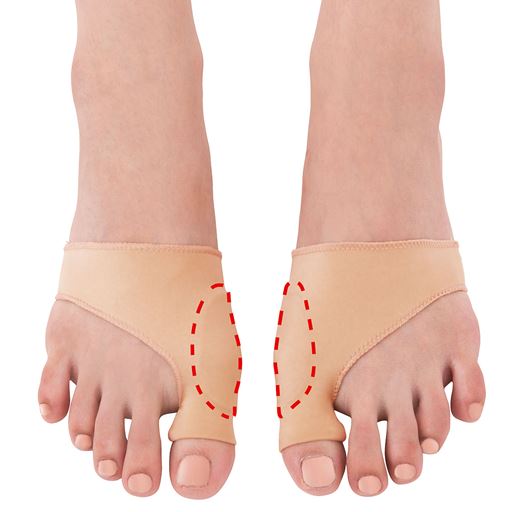 外反母趾ジェル 4個組 セシール Cecile