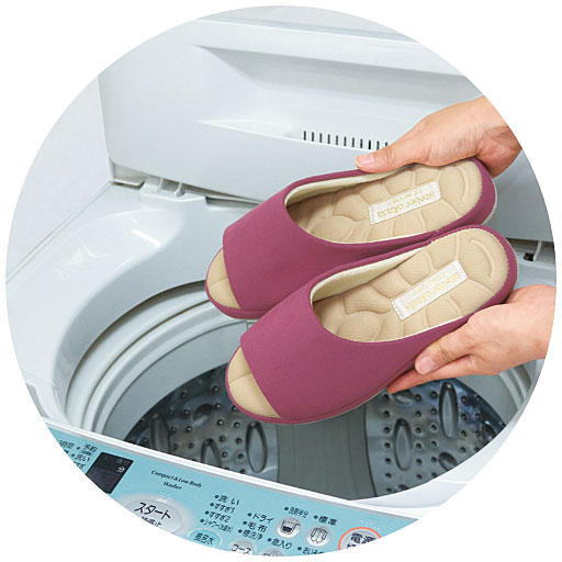 あとりえokada洗える快適ルームシューズ セシール Cecile