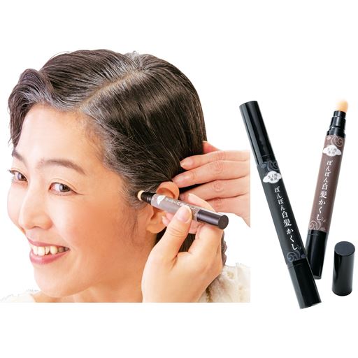 生え際専用 ぽんぽん白髪かくし セシール Cecile 生え際専用 ぽんぽん白髪かくし セシール Cecile