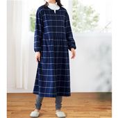 綿100 やわらかネルのキーネックワンピース 口コミ