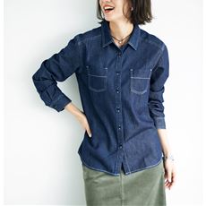 おすすめデニムシャツ レディース 通販 セシール Cecile