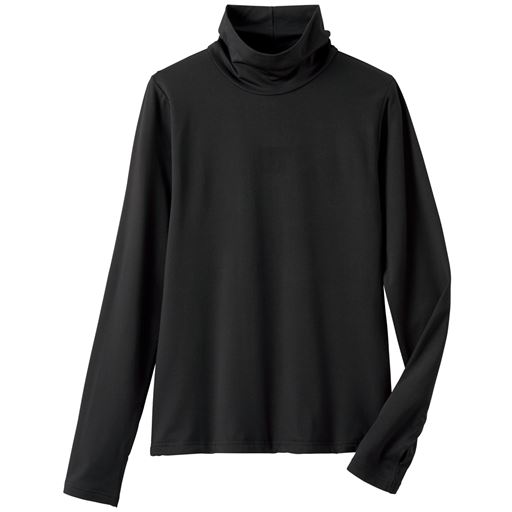 防風指穴付きハイネックtシャツ 防風 速乾 透湿 セシール Cecile 防風指穴付きハイネックtシャツ 防風 速乾 透湿 セシール Cecile