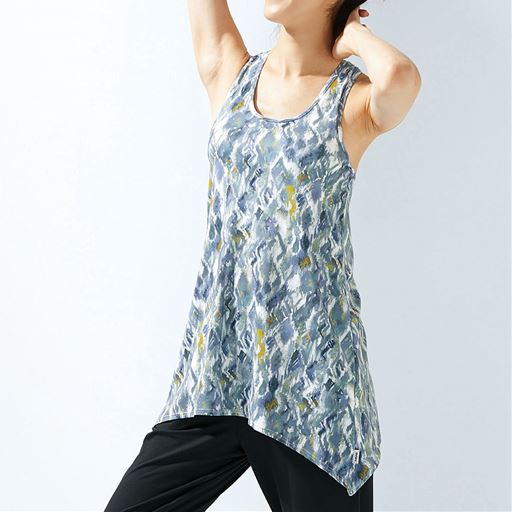 カップ付きタンクトップ Head Uvカット 吸汗速乾 セシール Cecile