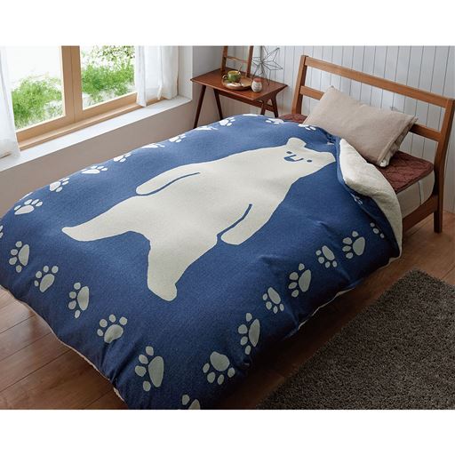 あったか掛け布団カバー クマ柄 シープ柄 セシール Cecile